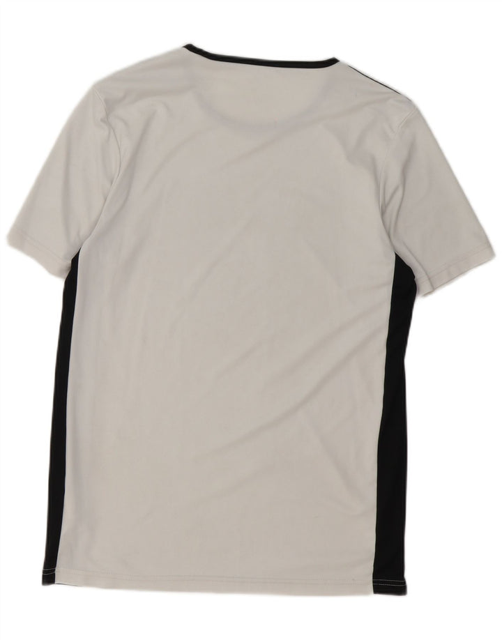 Nike Aeroready T-Shirt Top Medium White Colourblock Polyester