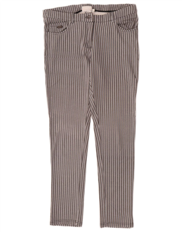 Ellesse Dame Slim Casual Bukser Medium W30 L28 Grå Houndstooth Viscose