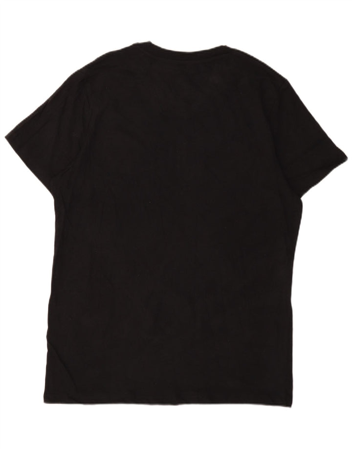 JACK & JONES Herre T-Shirt Top Stor Sort Bomuld