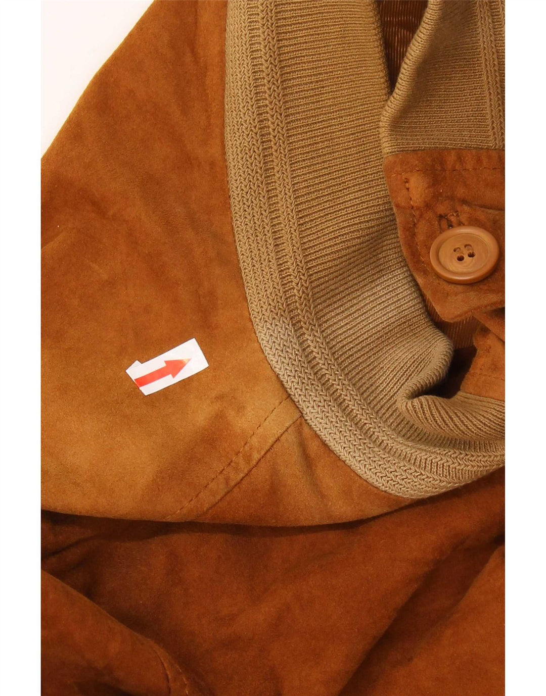 Project Classico Herre Ruskind Bomber Jacket UK 42 XL Brunt Læder
