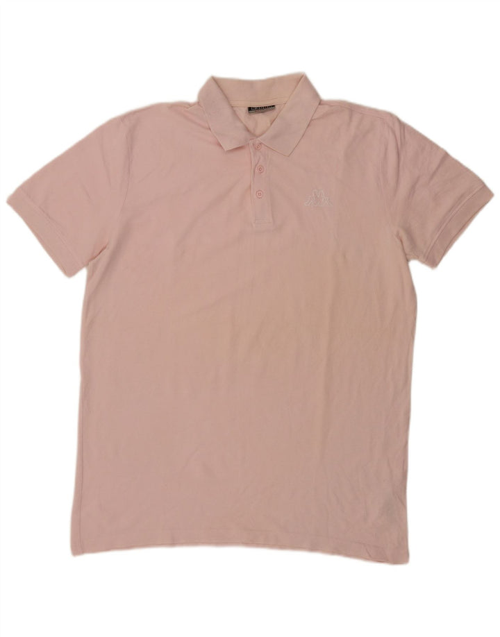 Kappa herre poloshirt XL Pink bomuld
