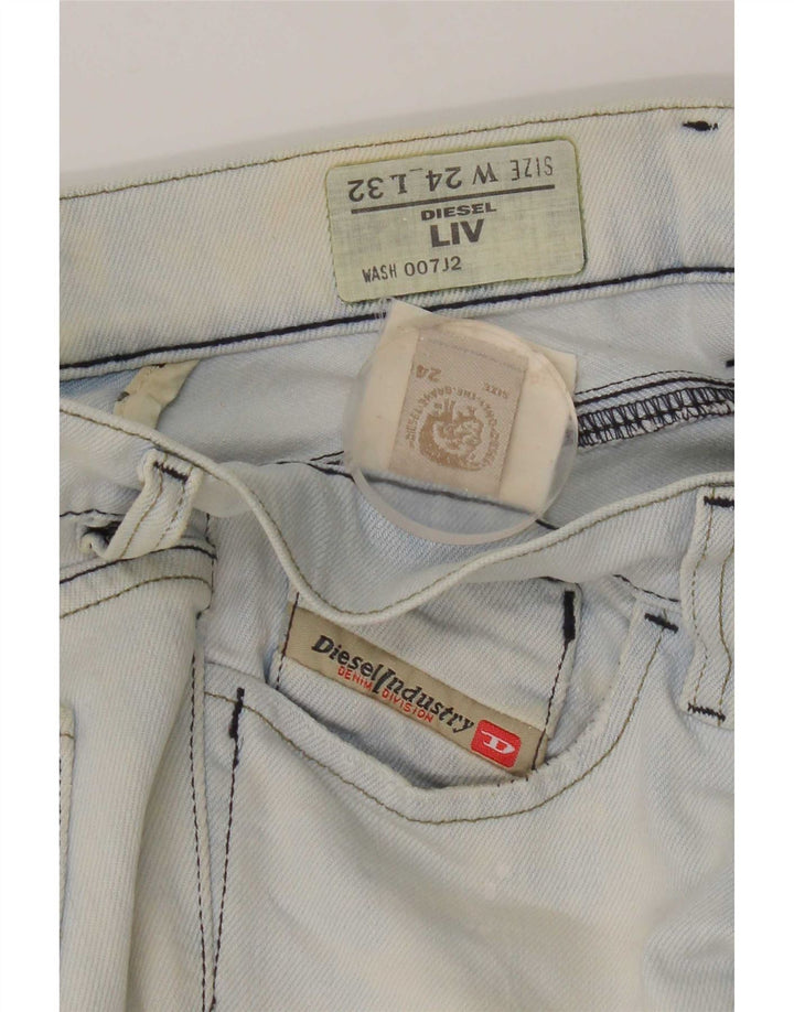 Diesel Dame Liv Slim Jeans W24 L32 Blå