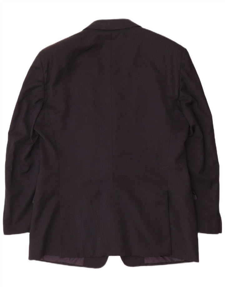 Valentino Herre 2-knaps blazerjakke IT 52 XL Marineblå Uld