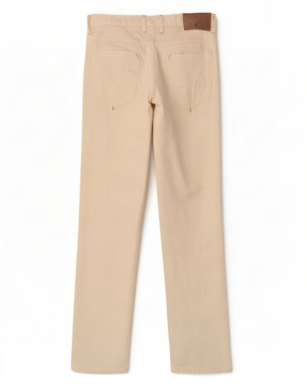 Zara Straight Jeans til mænd EU 40 Medium W30 L34 Hvid Bomuld
