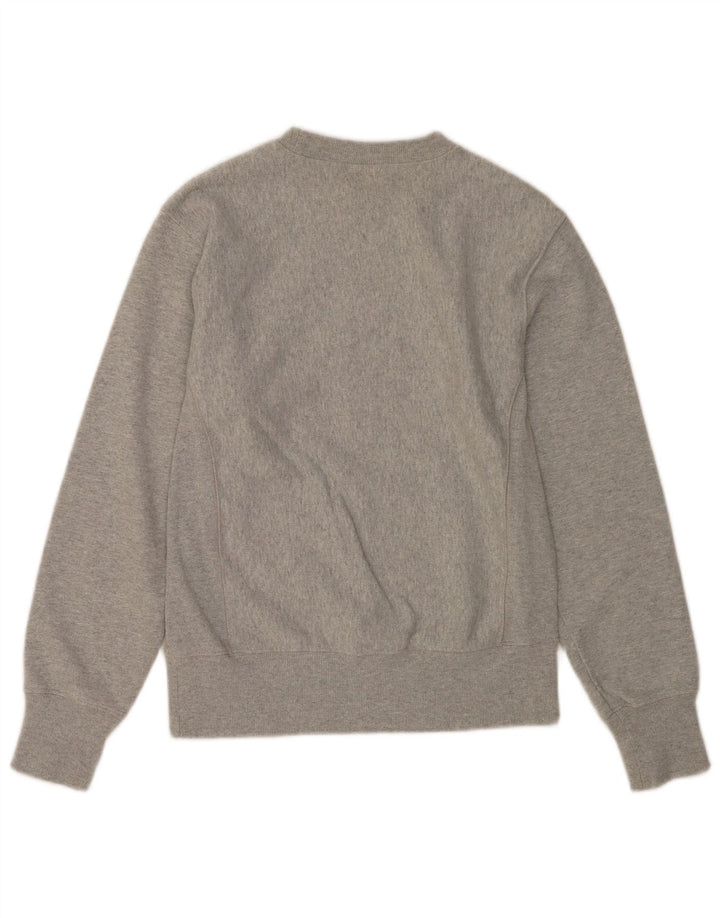 Champion Herre grafisk sweatshirt Jumper lille grå flækket bomuld