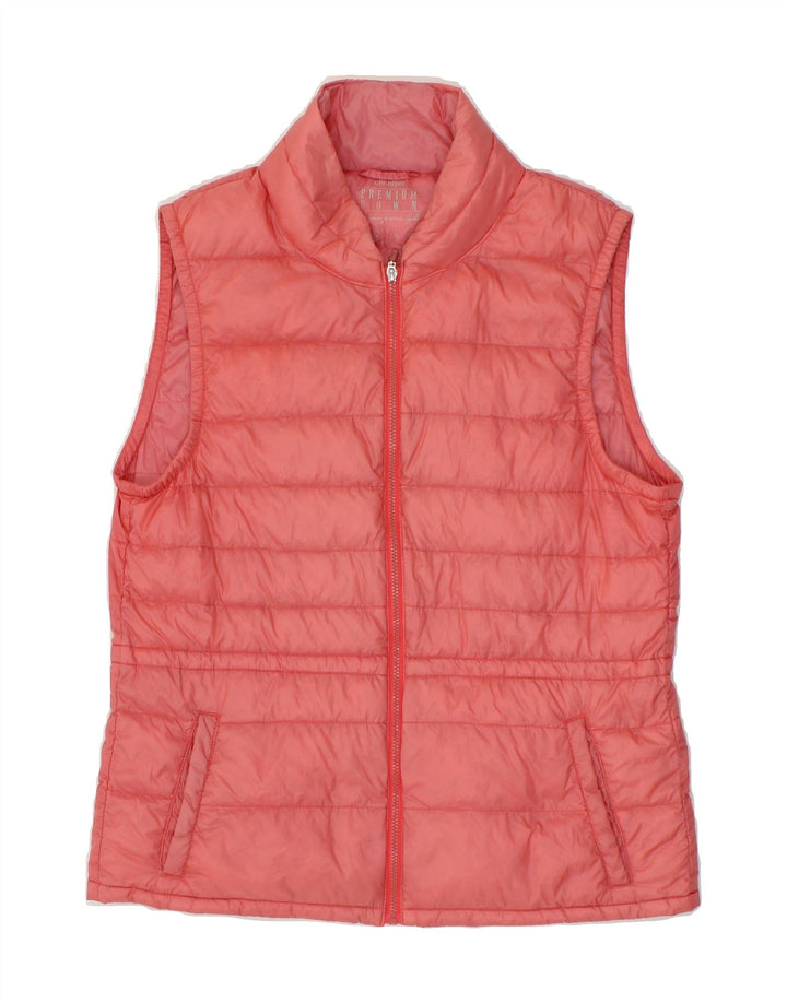 CONBIPEL Womens Padded Gilet UK 12 Medium Red Nylon Vintage Conbipel and Second-Hand Conbipel from Messina Hembry 