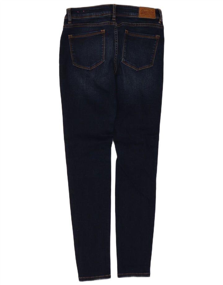 Superdry Alexia Jegging Jeans til kvinder W27 L30 Marineblå bomuld