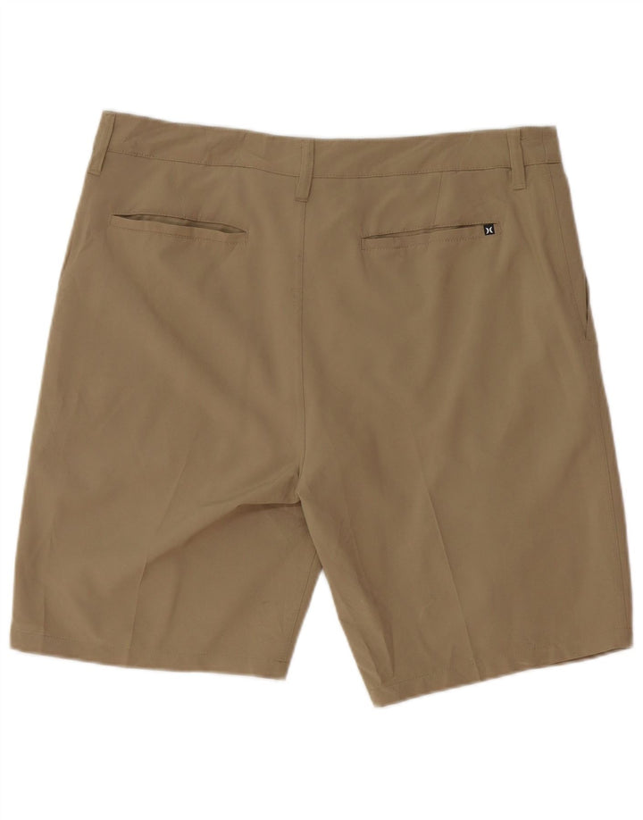 Hurley Herre Chino Shorts W34 Large Khaki Polyester