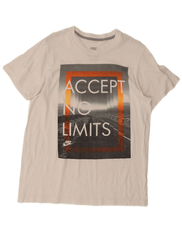 Nike Grafisk T-shirt top til mænd, stor hvid