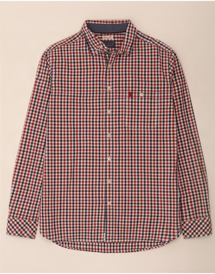 Joules Herre Classic Fit skjorte Medium Multicolored Gingham Cotton