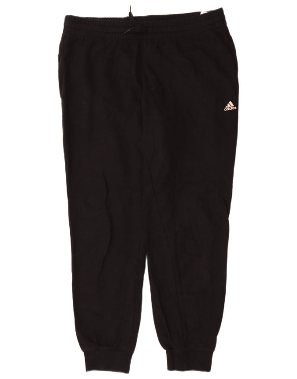 Adidas Womens Graphic Tracksuit Trousers Joggers UK 20/22 XL Black Cotton