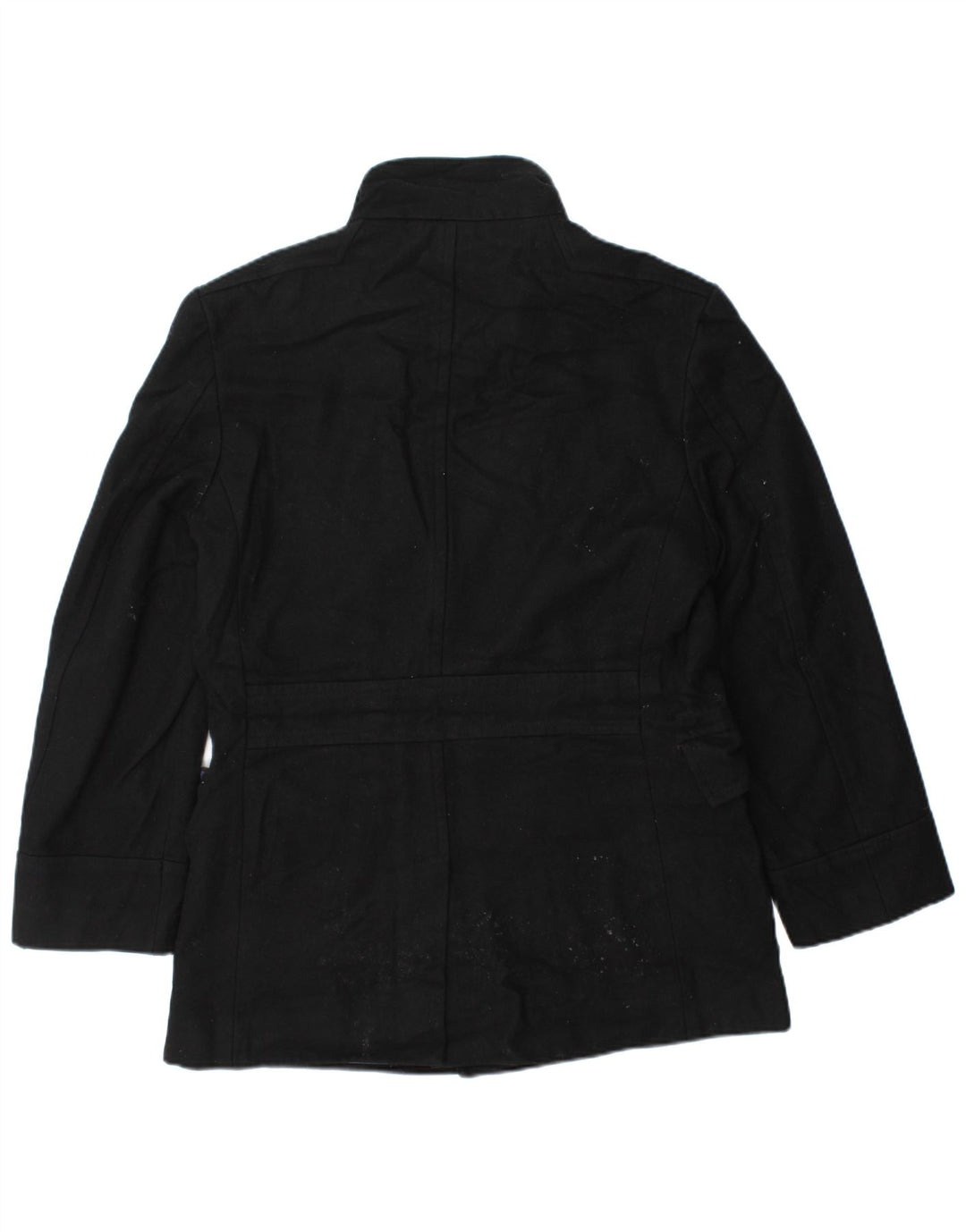 Marks & Spencer Herre Autograph Pea Coat UK 36 Small Black Wool