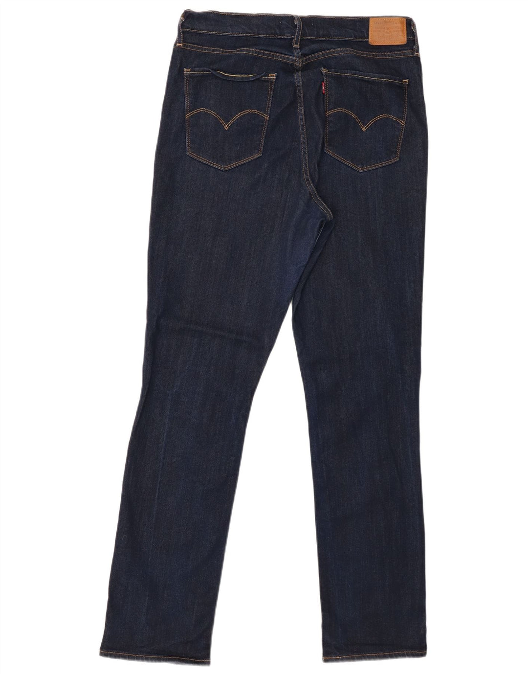 Levi's Dame 724 Højtaljede lige jeans W32 L32 Blå Lyocell