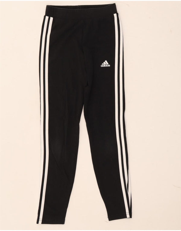 Adidas pigeleggings 11-12 år sort bomuld