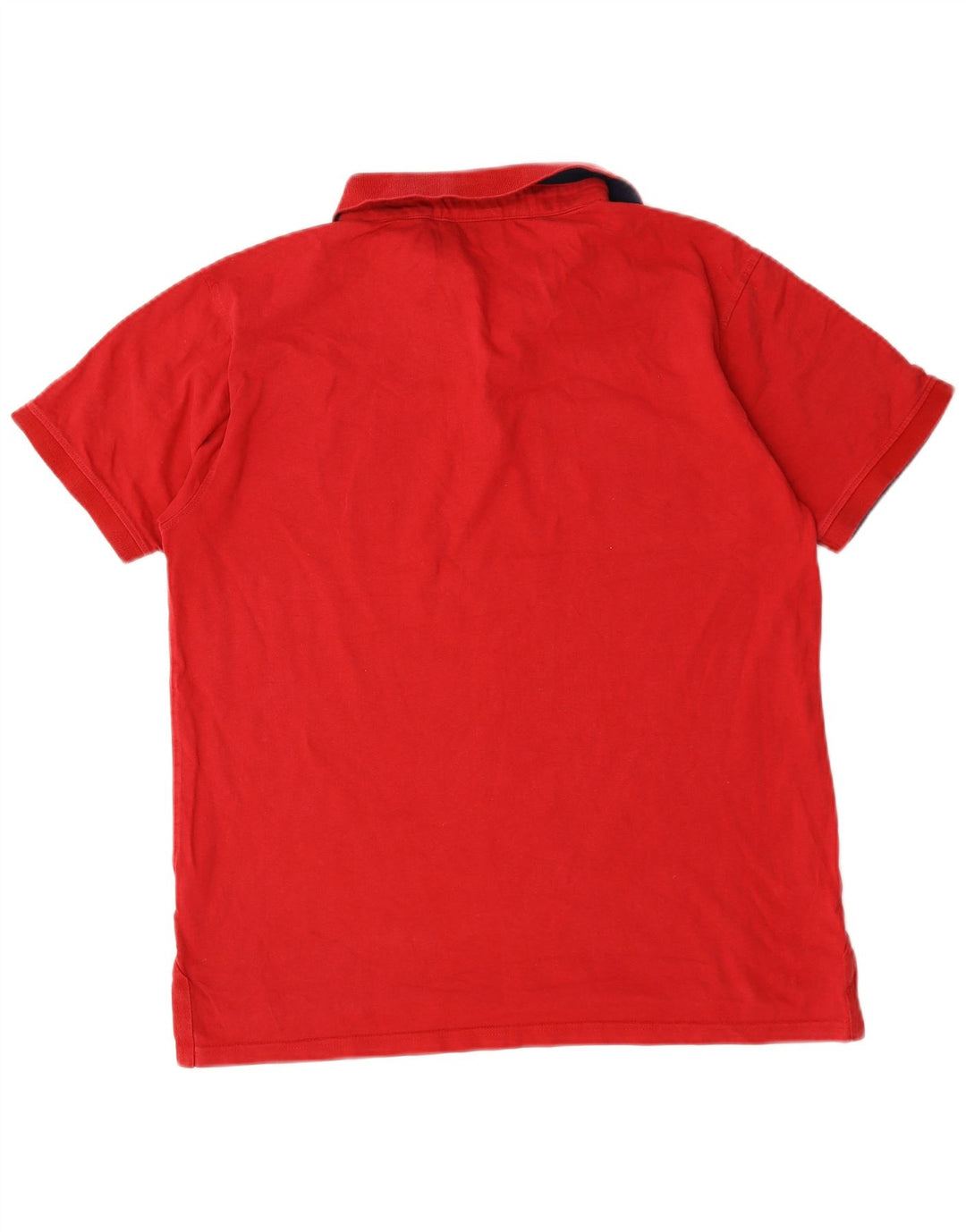 Weird Fish Herre poloshirt Stor rød bomuld