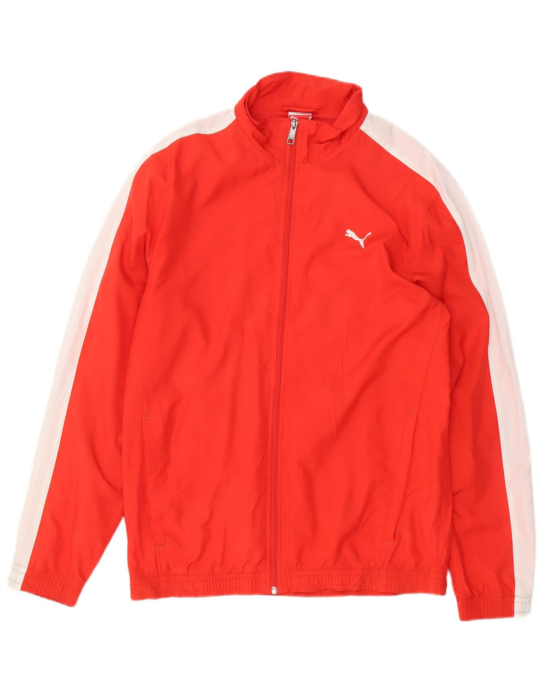 PUMA Træningsdragt til mænd Topjakke Medium Rød Colourblock Polyester