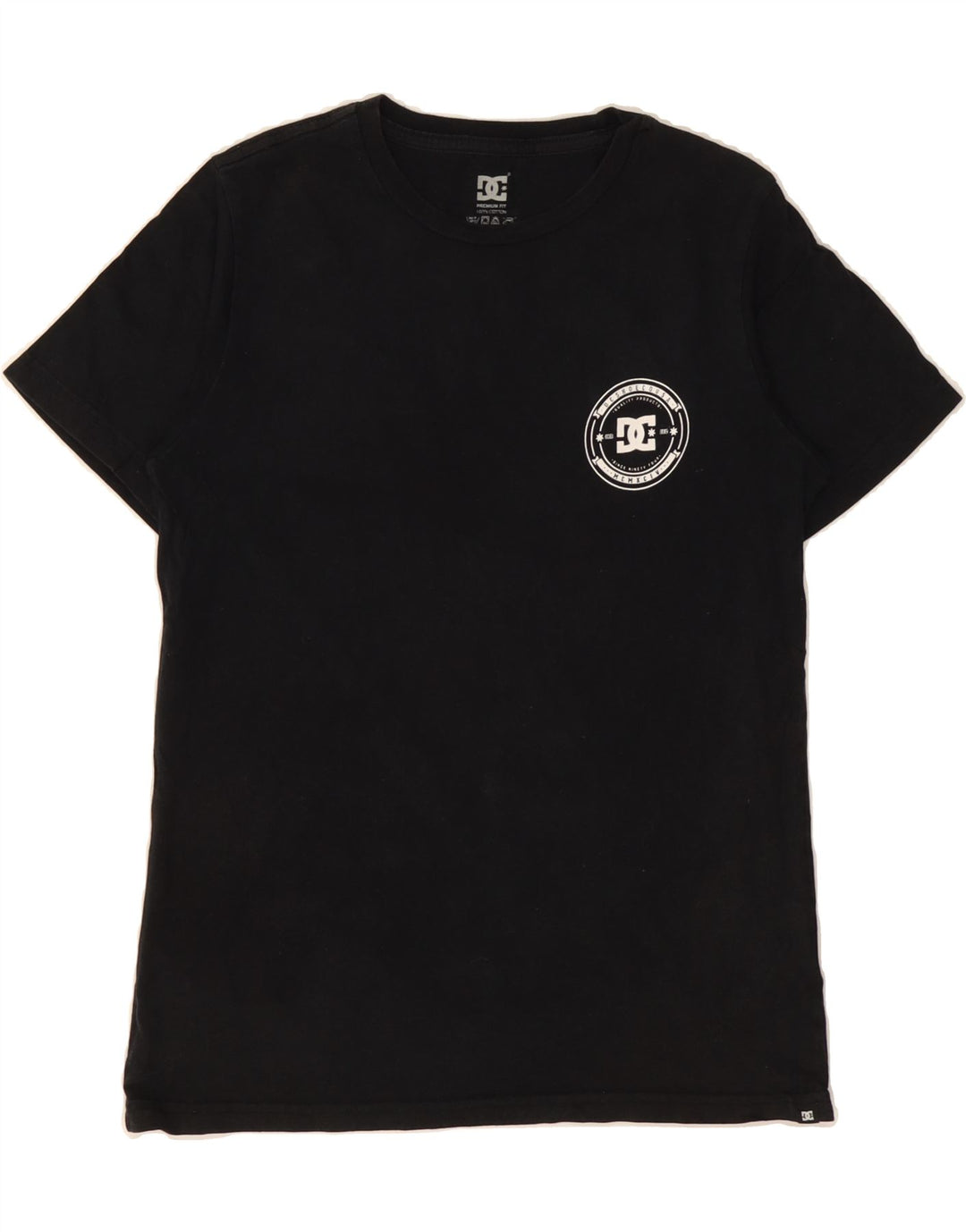 DC Boys Graphic T-Shirt Top 13-14 Years Black Cotton Vintage DC and Second-Hand DC from Messina Hembry 