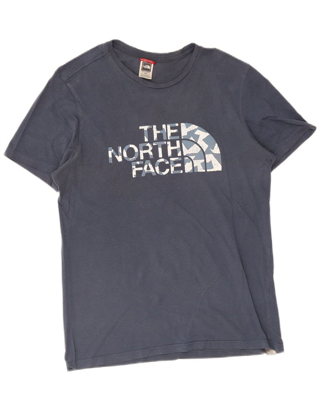 The North Face Herre Grafisk T-Shirt Top Medium Blue