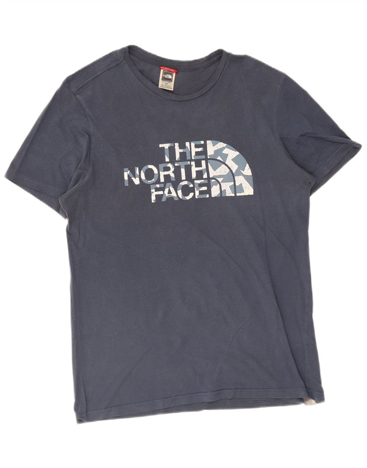 The North Face Herre Grafisk T-Shirt Top Medium Blue
