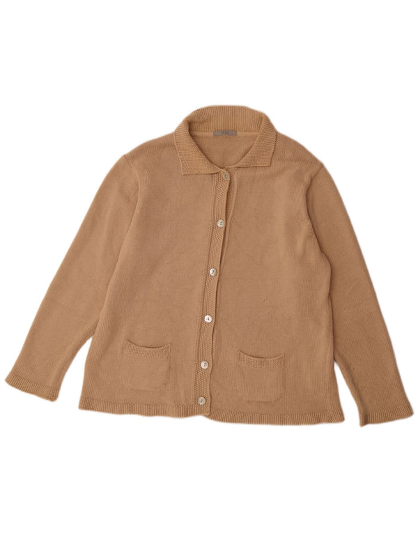 Marks & Spencer Dame Cardigan Sweater UK 20 2XL Beige Akryl
