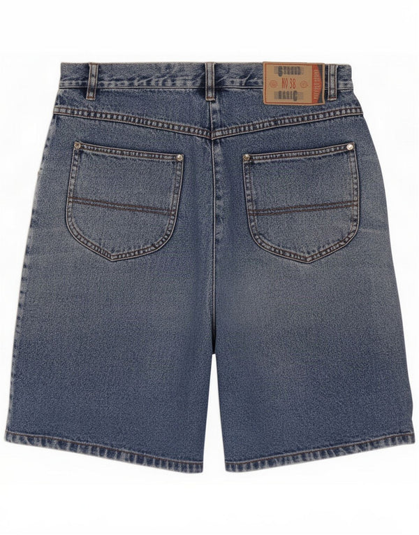 Vintage denimshorts til kvinder EU 44 XL W34 Blå bomuld