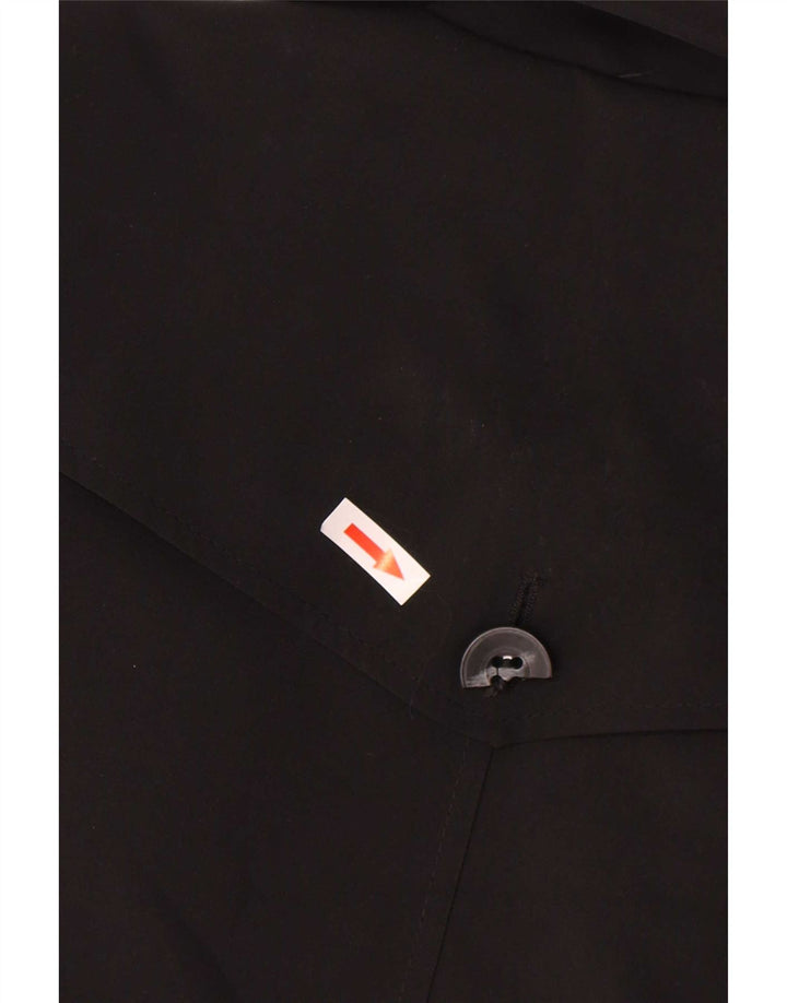 Marks & Spencer Trench Coat til kvinder UK 12 Medium Sort Polyester