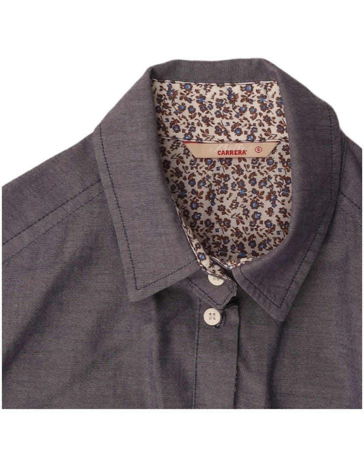 CARRERA Dameskjorte UK 10 Lille Blå