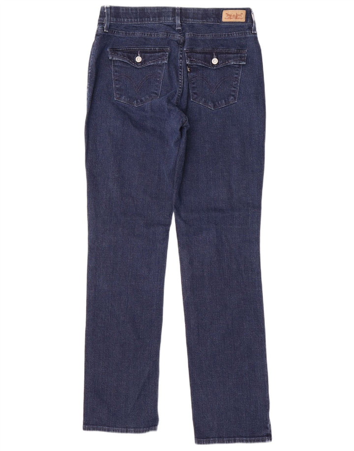 LEVI'S Dame 525 Straight Jeans W30 L31 Marineblå