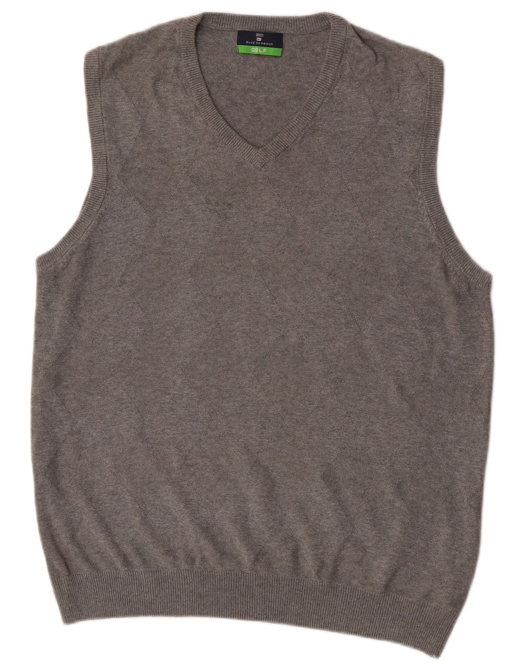 MARKS & SPENCER Herre Blue Harbor Vest Tank Top UK 38/40 Medium Grey