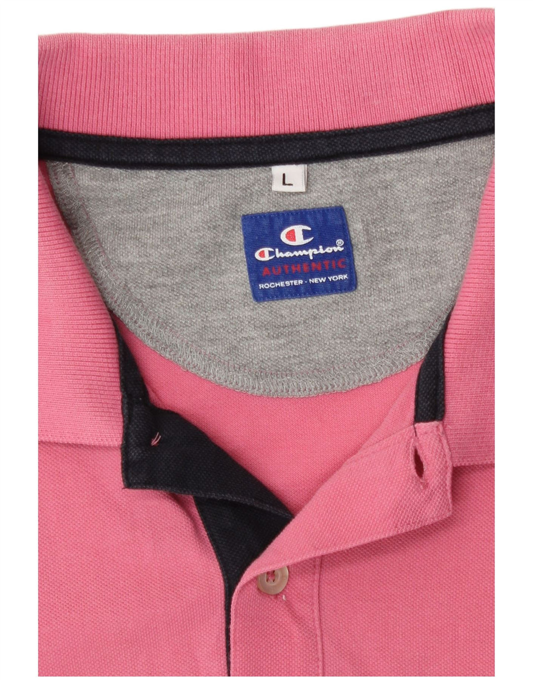 Champion herre poloskjorte stor pink bomuld