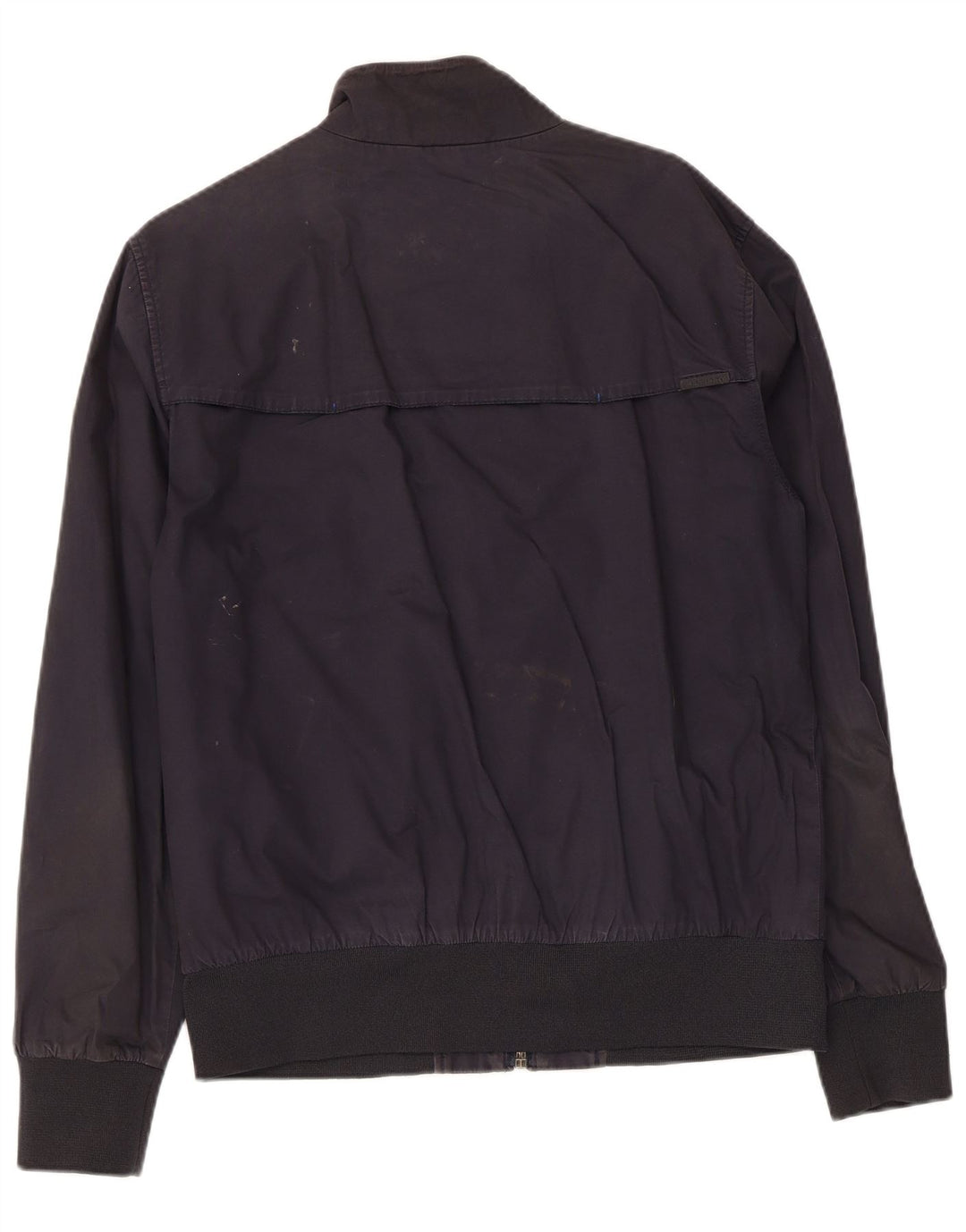 Superdry Bomberjakke til mænd UK 42 XL marineblå bomuld