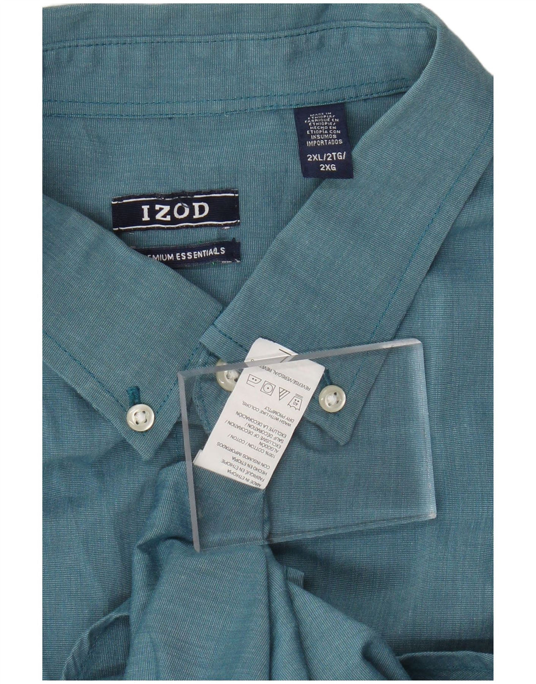 IZOD Herreskjorte 2XL Blå Bomuld
