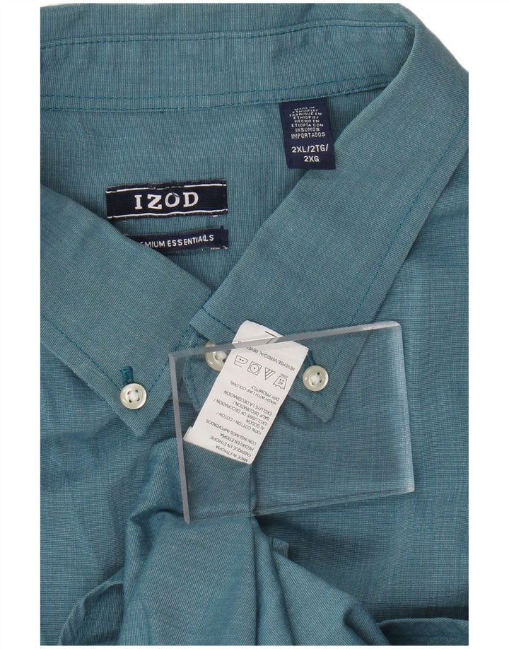 IZOD Herreskjorte 2XL Blå Bomuld