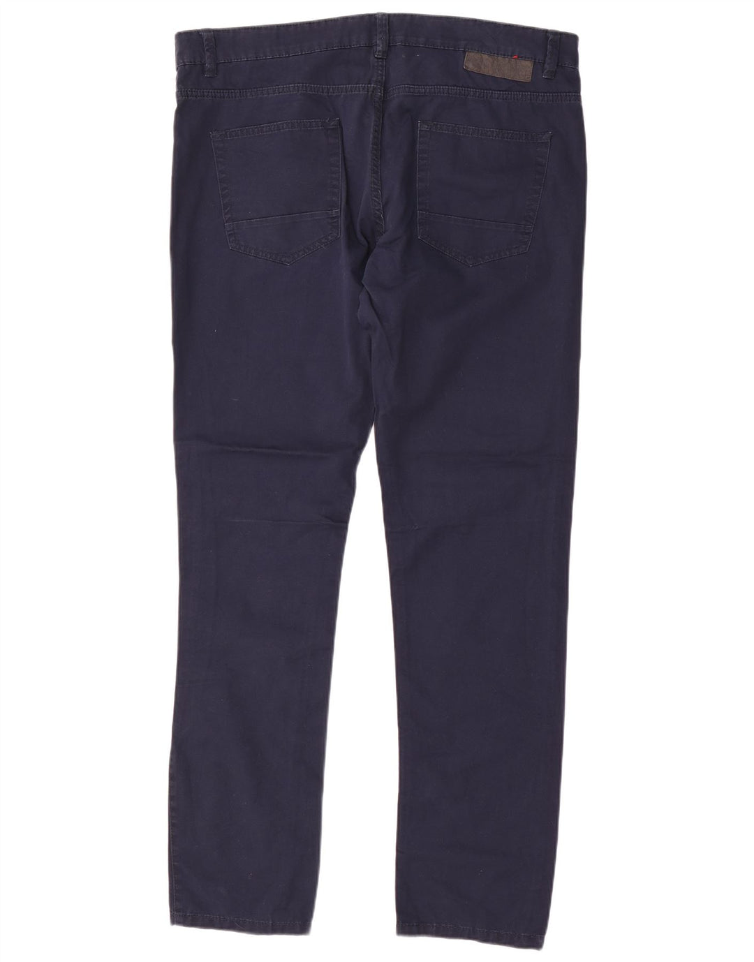 Benetton Herre Slim Casual Bukser W36 L32 Marineblå