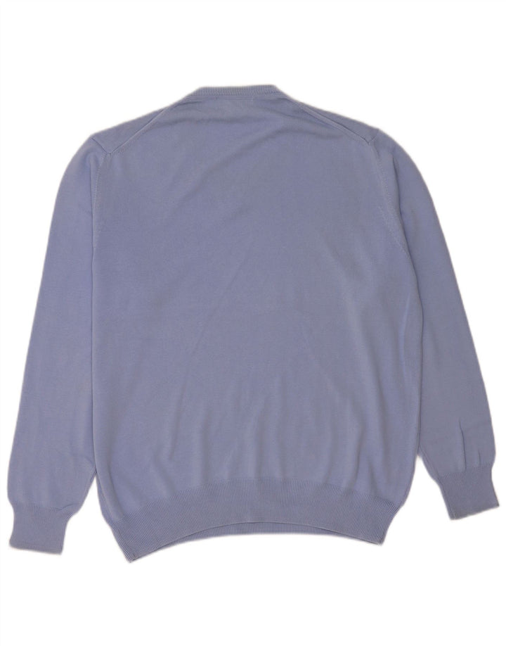 Zara Herre V-hals sweater Stor Blå