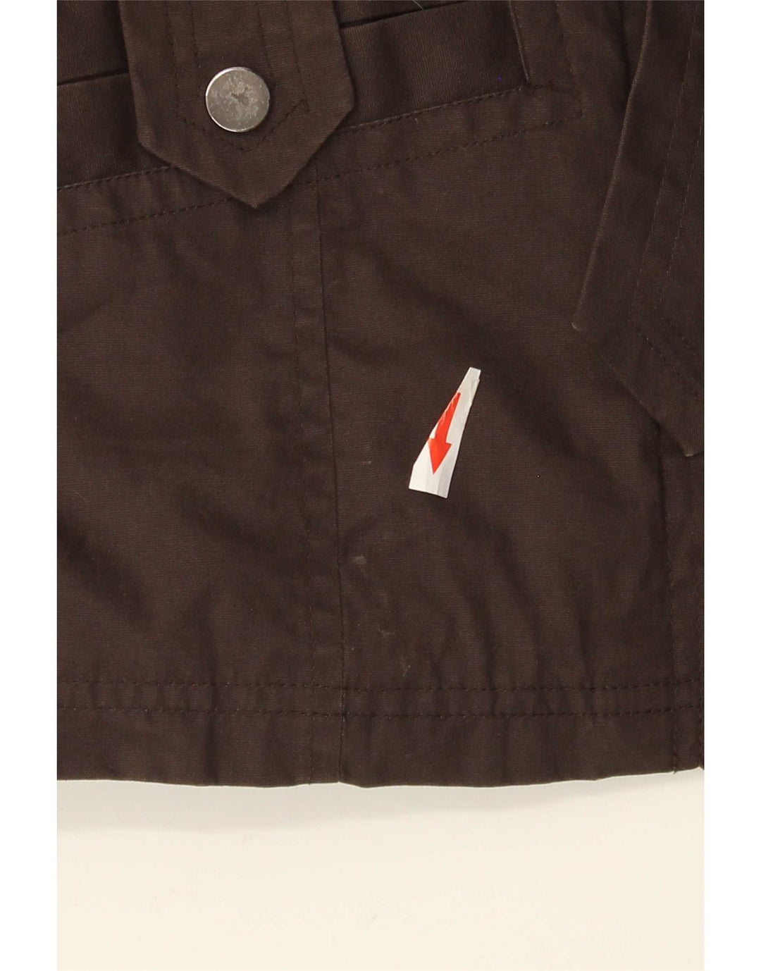 Zara Womens Utility Jacket UK 10 Small Brown Bomuld