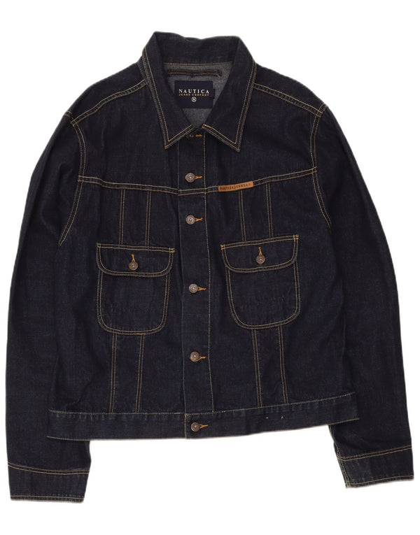 Nautica Herre denimjakke UK 42 XL Marineblå Bomuld