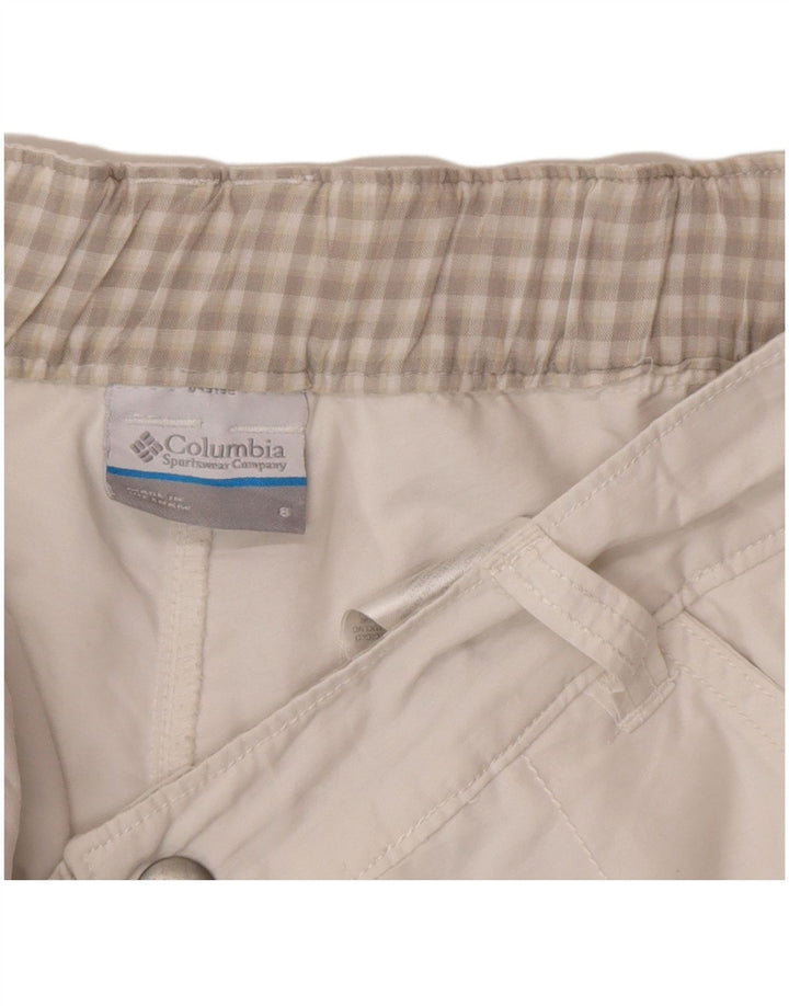 COLUMBIA Dame Skort US 8 Medium Hvid Bomuld