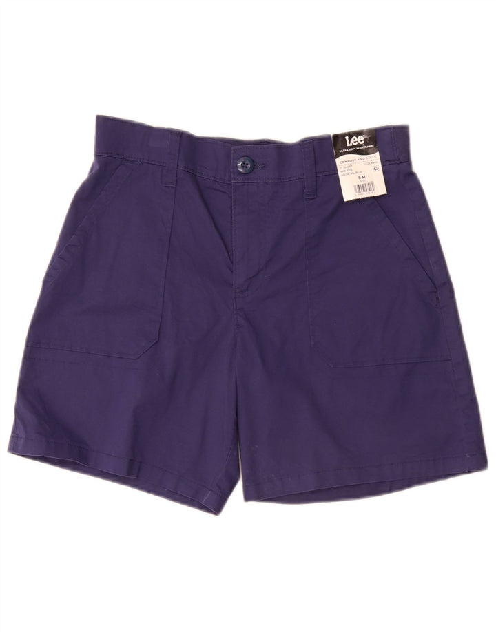 Lee Dame Mid Rise Chino Shorts US 8 Medium W30 Marineblå Bomuld