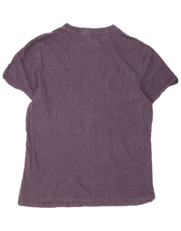 Superdry Herre T-shirt Top Medium Lilla Bomuld
