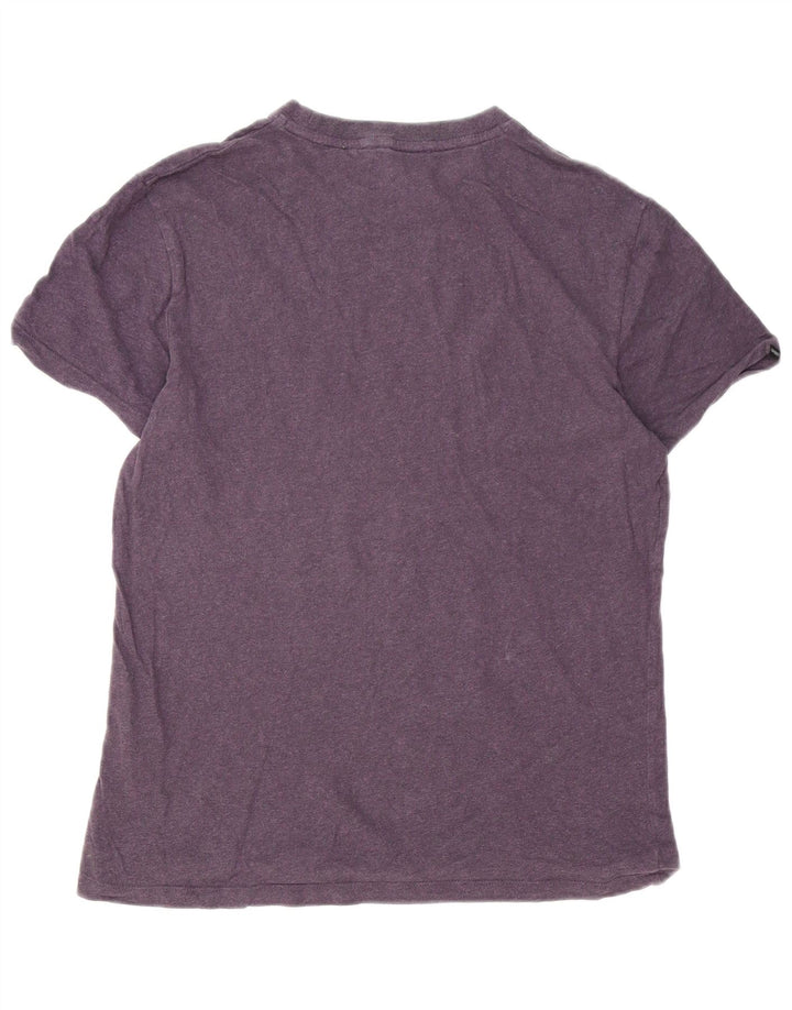 Superdry Herre T-shirt Top Medium Lilla Bomuld