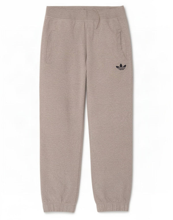 Adidas Mens Tracksuit Trousers Joggers Medium Grey Flecked Cotton