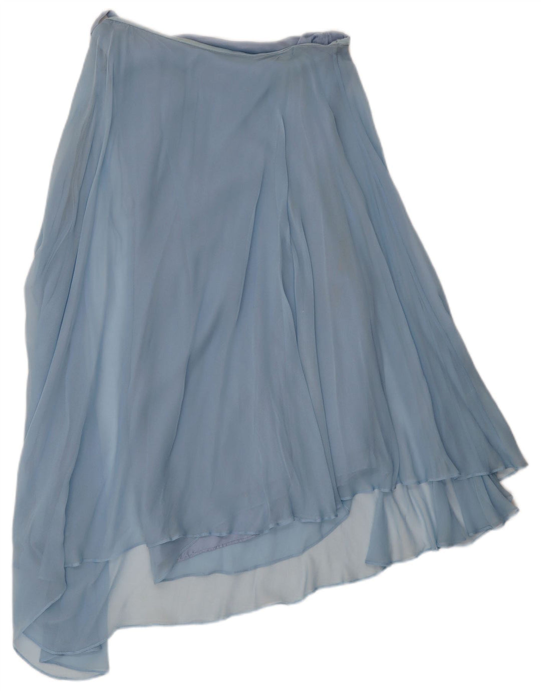 Vintage asymmetrisk nederdel til kvinder W30 Medium Blue