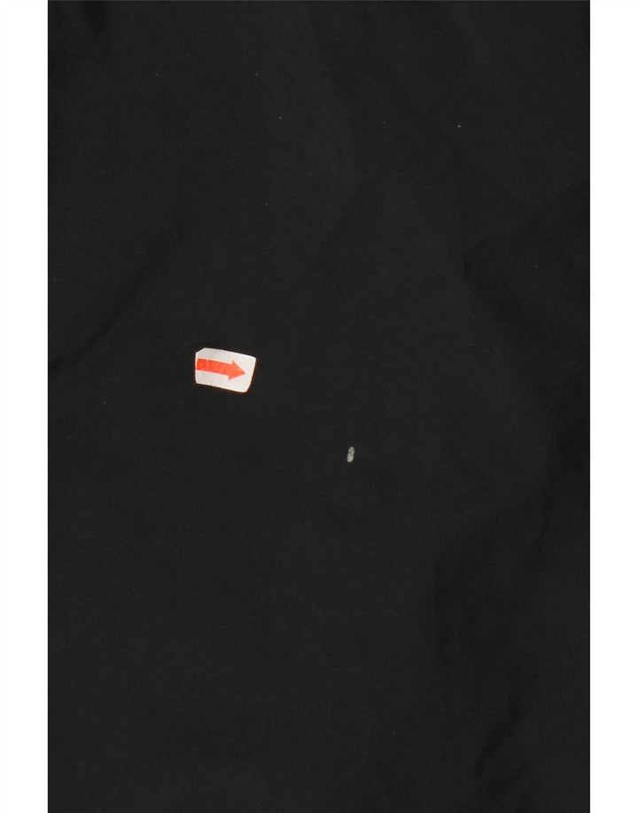 NIKE Regnjakke med hætte til drenge 12-13 år Stor sort Colourblock Polyester