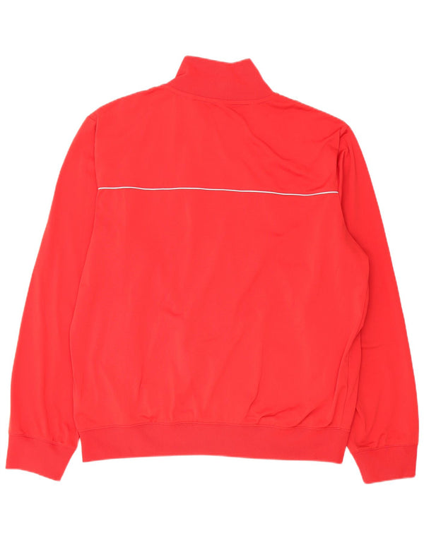 Nike træningsdragt til mænd, topjakke, stor rød polyester