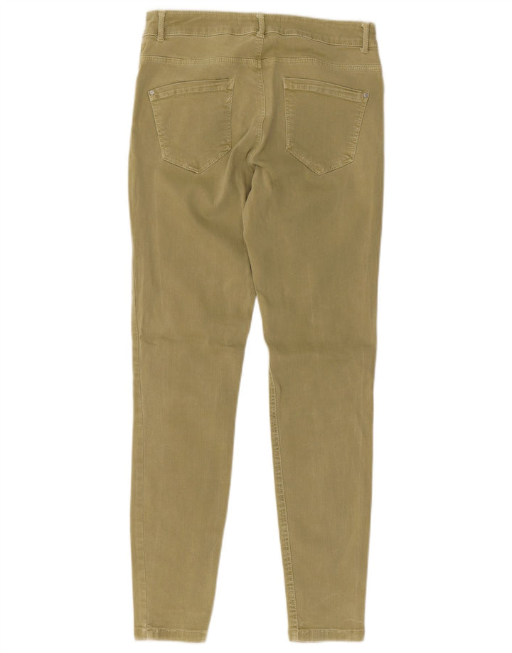 ZARA Dame Skinny Jeans EU 40 Medium W30 L27 Khaki