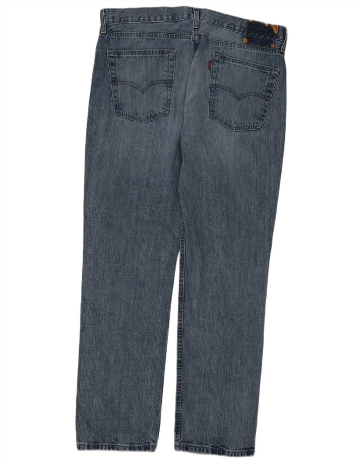 Levi's Straight Jeans til mænd W36 L32 blå bomuld
