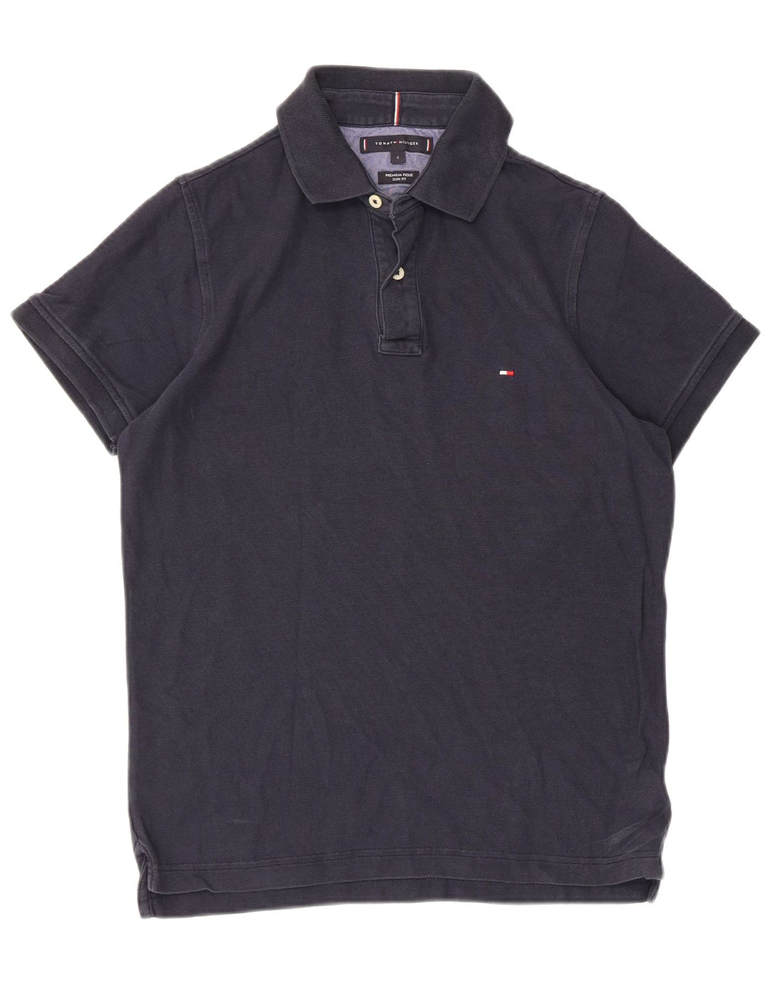 TOMMY HILFIGER Slim Fit poloshirt til mænd Lille marineblå
