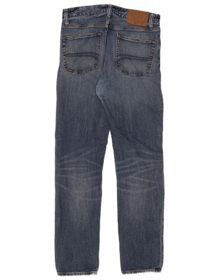 Superdry Dame Distressed Slim Jeans W30 L29 Blå Bomuld