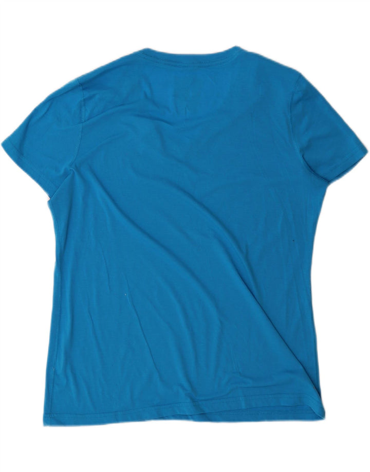ADIDAS Womens T-Shirt Top UK 18 XL Blue Polyester Vintage Adidas and Second-Hand Adidas from Messina Hembry 